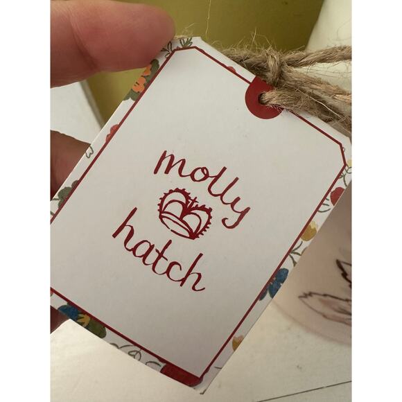 NWT Molly Hatch Leaf Leaves Harvest 56 Ounce Ceramic Pitcher - Picture 9 of 13